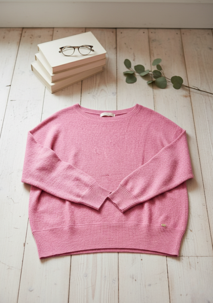 Pull col rond en maille douce