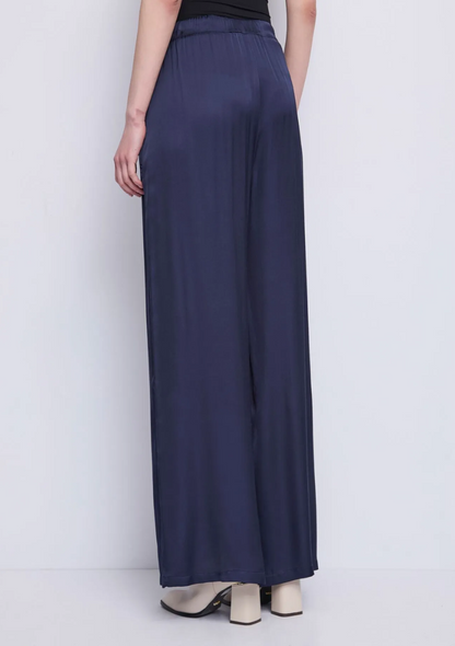 Pantalon palazzo femme avec élastique