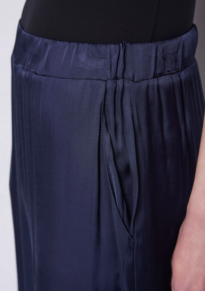 Pantalon palazzo femme avec élastique