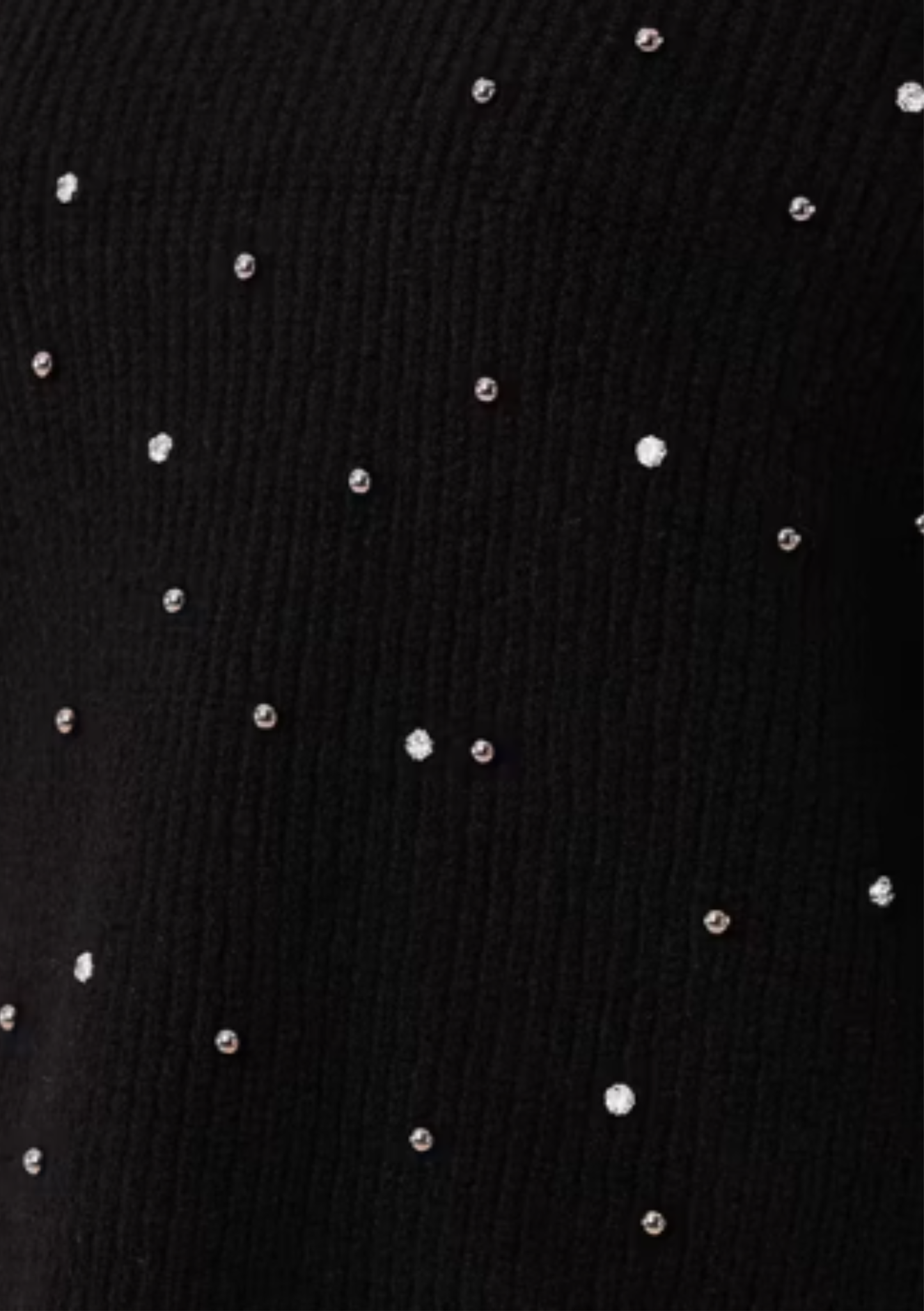 Pull Strasses Col V Dos