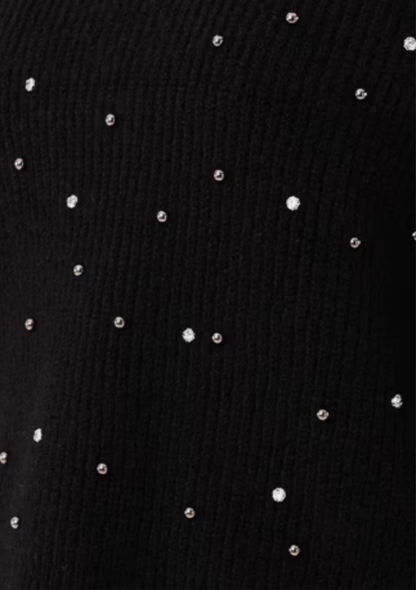 Pull Strasses Col V Dos