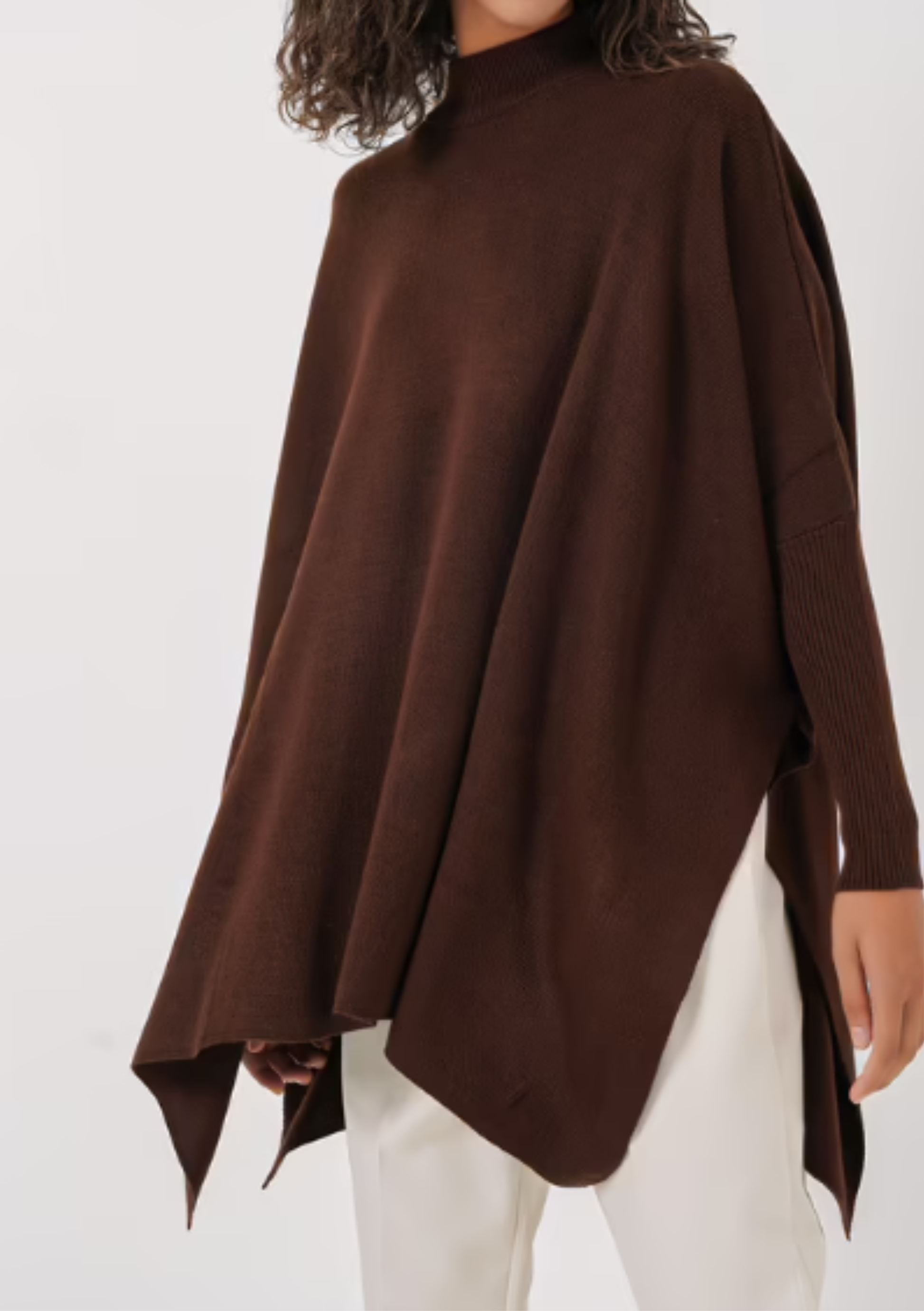 Pull Poncho Fendu